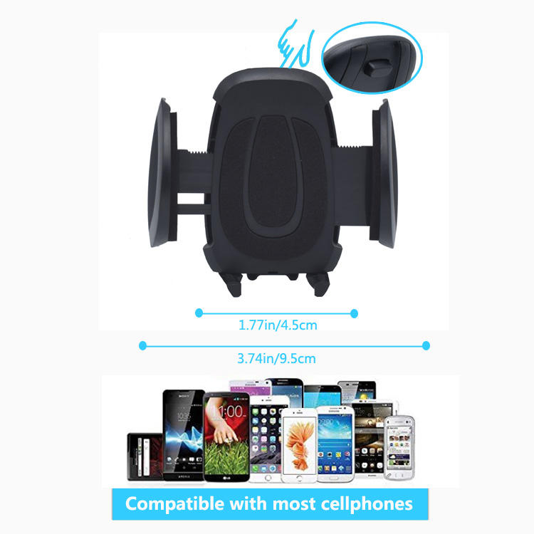 Universal Extended Goose Neck Car Cup Holder 360 Rotating Phone Mount | Qipu Tech
