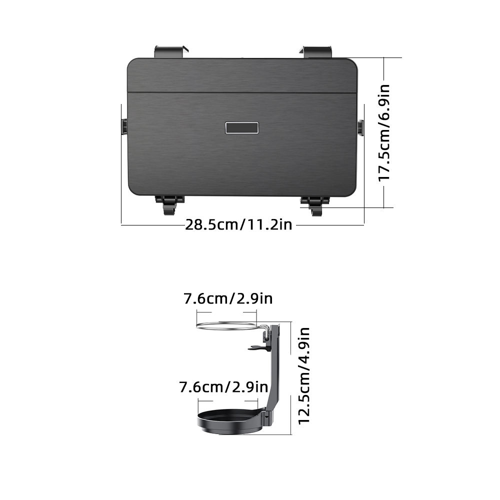 Multifunctio<i></i>nal Car Food Travel Tray D008 - Qipu (Xiamen) Technology Co., Ltd.